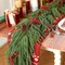 9FT Christmas Garland Prelit Faux Decorations, Realistic Green Norfolk Pine Garland